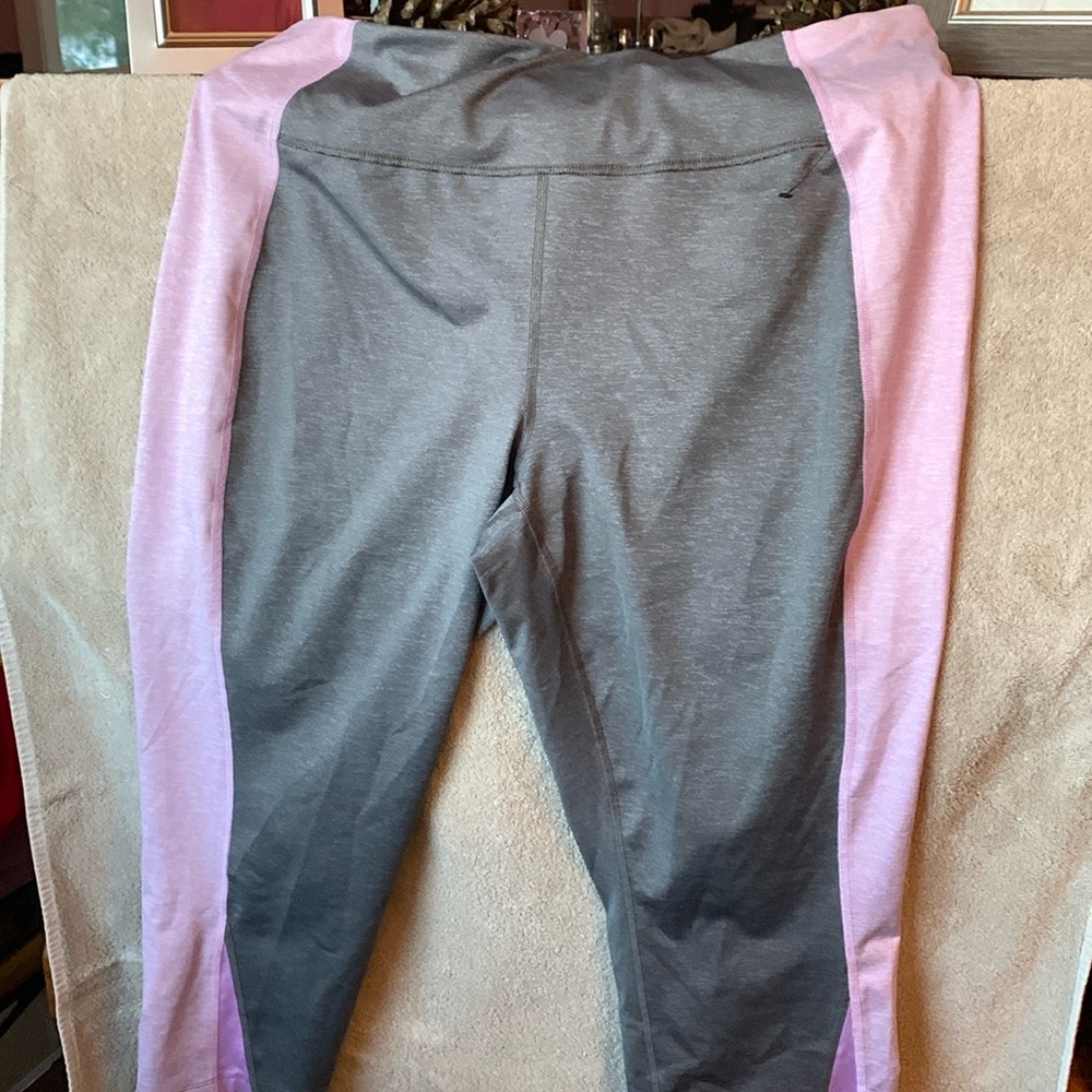 Tek gear athletic pants. Grey/purple. New .